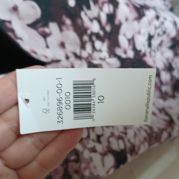 BANANA REPUBLIC WOMEN'S FLORAL SHIFT DRESS - Picture 4 of 4